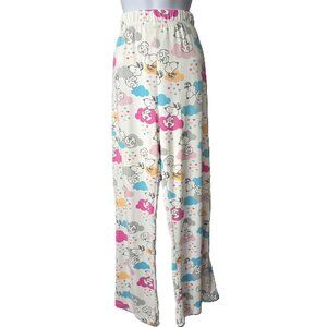 Munki Munki Snoopy Pajama Pants 2X 18 20 Plus Lounge Wide Leg Peanuts Cartoon